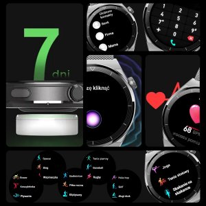 Smartwatch Enter SAT.14.5317.144-SET Granatowy 8