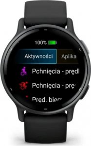 Zegarek sportowy Garmin Vivoactive 5 Czarny  (010-02862-10) 2