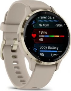 Zegarek sportowy Garmin Venu 3S Beżowy (010-02785-02) 3