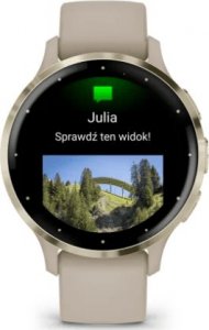 Zegarek sportowy Garmin Venu 3S Beżowy (010-02785-02) 4