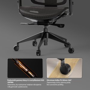 Krzesło biurowe SENSE7 NOBU black 8