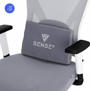 Krzesło biurowe SENSE7 Tone Biało-szare 9