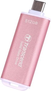 Dysk zewnętrzny SSD Transcend ESD300P 512GB Różowy (TS512GESD300P) 2