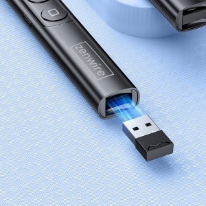 Zenwire Wskaźnik Prezenter Laserowy Bezprzewodowy Pilot Laser USB do Prezentacji Zenwire S9 3