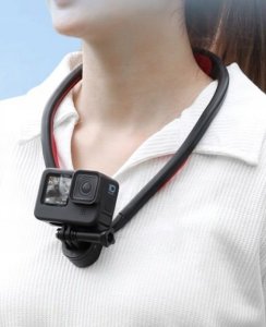 Ulanzi Uchwyt Mocowanie Elastyczne na Szyję Szyja do GoPro / SJCAM / Xiaomi / DJI / INSTA360 - ULANZI / T011GBB1 6