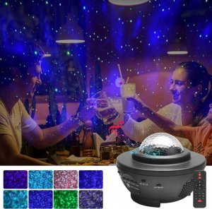 PROJEKTOR GWIAZD Z LAPKĄ LED I GŁOŚNIKIEM BLUETOOTH 8