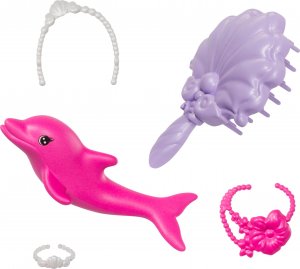 Lalka Barbie Mattel Malibu Syrenka Zmiana koloru HRP97 6