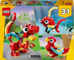 LEGO Creator Czerwony smok 3w1 (31145) 3