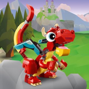 LEGO Creator Czerwony smok 3w1 (31145) 5