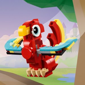 LEGO Creator Czerwony smok 3w1 (31145) 7