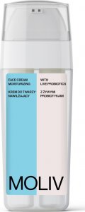 MOLIV Krem do twarzy nawilżający z żywymi probiotykami 30ml 2