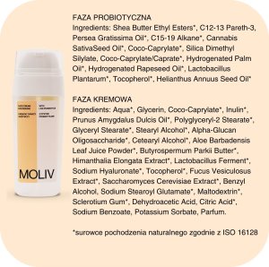 MOLIV Odżywczy krem do twarzy z żywymi probiotykami 30ml 4