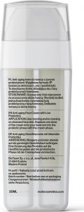 MOLIV Anti-Aging Krem do twarzy z żywymi probiotykami 30ml 2
