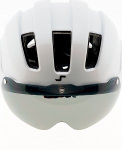 Skate Flash Kask rowerowy Atomic White 2