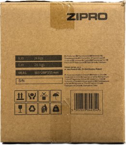 Zipro Hantla z regulowanym obciążeniem ROUND 24 kg 10