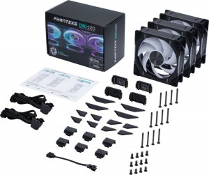 Wentylator Phanteks D30-120 D-RGB Regular 3-pack (PH-F120D30_DRGB_PWM_BK01_3P) 10
