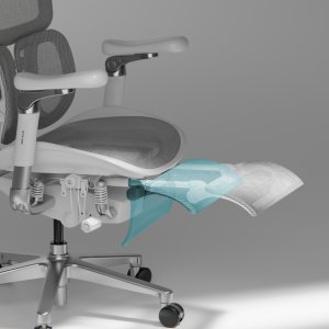 Krzesło biurowe Diablo Chairs V-Kinetic Szare 11