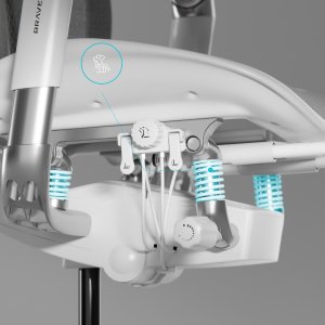 Krzesło biurowe Diablo Chairs V-Kinetic Szare 12