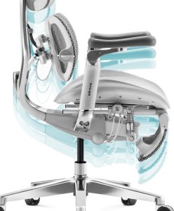 Krzesło biurowe Diablo Chairs V-Kinetic Szare 4