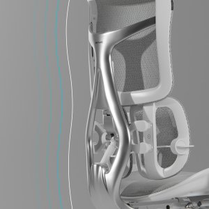 Krzesło biurowe Diablo Chairs V-Kinetic Szare 7