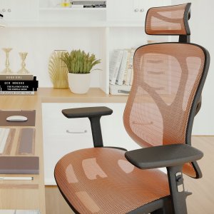 Krzesło biurowe Diablo Chairs V-Basic Pomarańczowe 7