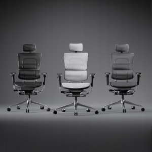 Krzesło biurowe Diablo Chairs V-Master Biało-czarne 8