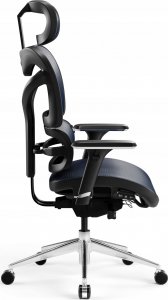 Krzesło biurowe Diablo Chairs V-Commander Czarno-niebieskie 3