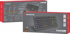 Klawiatura GENESIS Thor 230 TKL Outemu Brown (NKG-2079) 16