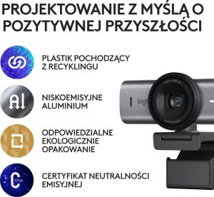 Kamera internetowa Logitech MX Brio 4K Ultra HD (960-001559) 10