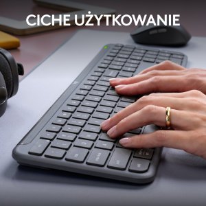 Klawiatura + mysz Logitech Signature Slim MK950 grafitowa (920-012490) 6