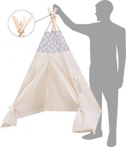 Springos Stabilizator do namiotu tipi drewniany tipi bloker wigwam UNIWERSALNY 5