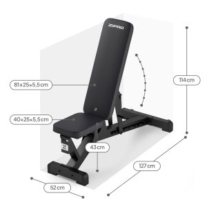 Zipro Ławka treningowa regulowana Pumpiron 3