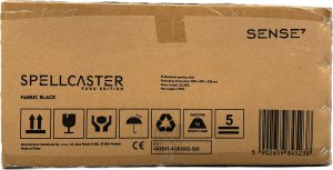 Fotel SENSE7 Spellcaster FUKU materiałowy czarny 12
