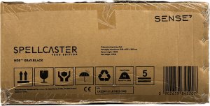 Fotel SENSE7 Spellcaster Fuku PU czarny-szary 14