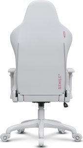 Fotel SENSE7 Spellcaster FUKU PU biało-różowy 8