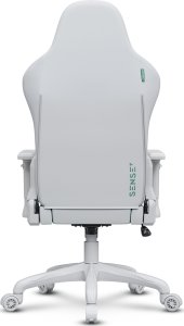 Fotel SENSE7 Spellcaster FUKU PU biało-zielony 8