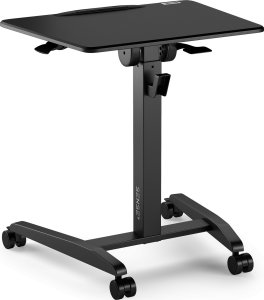 Biurko SENSE7 biurko mobilne Czarne 70 cmx52 cm czarny 11