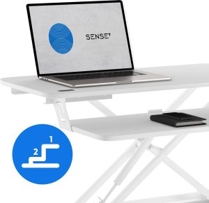 Biurko SENSE7 konwerter biurowy Białe 81 cmx40 cm 5