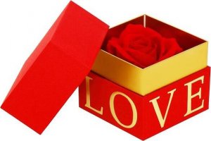 Springos Wieczna róża w pudełku prezentowym Love UNIWERSALNY 12