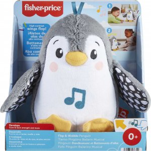 Fisher Price Muzyczny Pingwinek Kiwaczek Zabawka dla niemowląt (HNC10) 6