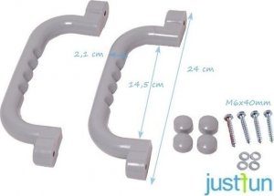 GIGI TOYS ZESTAW 3w1 peryskop, kierownica, zestaw rączek 240x75 3