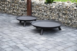 Palenisko ogrodowe PALENISKO OGRODOWE STALOWE GRUBE NA OGNISKO KOCIOŁEK 60CM 8