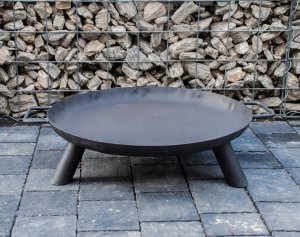Palenisko ogrodowe PALENISKO OGRODOWE STALOWE GRUBE NA OGNISKO KOCIOŁEK 60CM 10