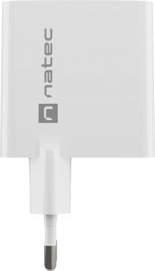 Ładowarka Natec Ribera GAN 1x USB-A 1x USB-C 65W (NUC-2144) 2