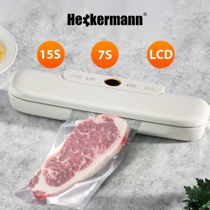 Heckermann Zgrzewarka próżniowa do pakowania żywności Heckermann JL-VS8808 + folia 20x600 cm - Biały 6