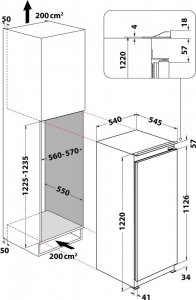 Lodówka Whirlpool ARG 7342 5