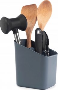 Kadax KADAX Ociekacz Na sztućce Szuszarka Organizer Plastikowy Ciemny Popiel 4