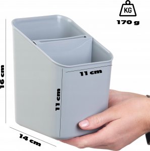 Kadax KADAX Ociekacz Na sztućce Szuszarka Organizer Pojemnik Plastikowy Popiel 3