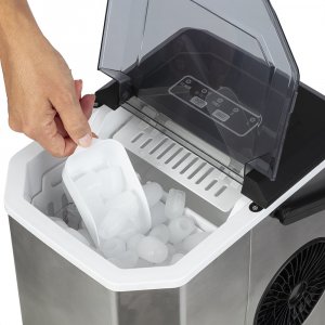 Kostkarka do lodu MPM Mobilna srebrna MKD-04M 5