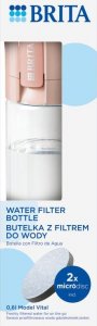 Brita Butelka filtrująca Vital Pastelowa brzoskwinia + 2 filtry MicroDisc 600ml 3